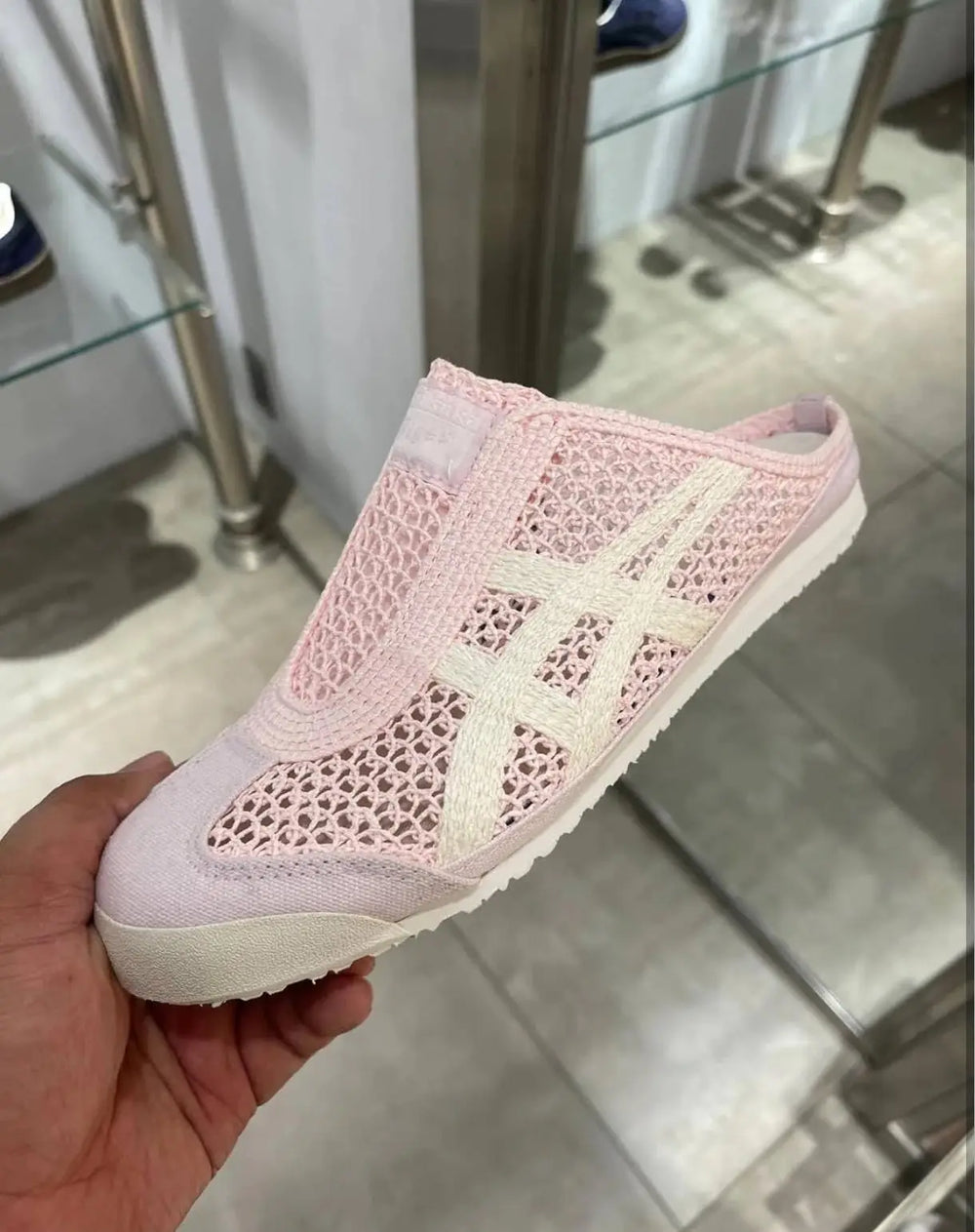 Onitsuka Tiger MEXICO 66 SABOT Pink White D-2136