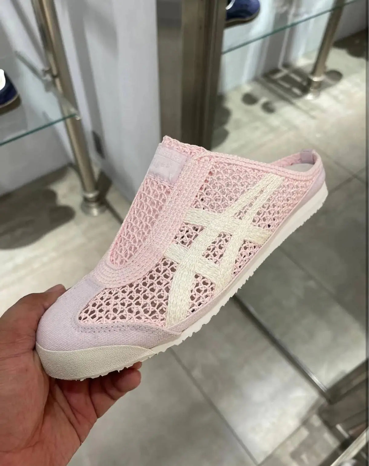 Onitsuka Tiger MEXICO 66 SABOT Pink White D-2136