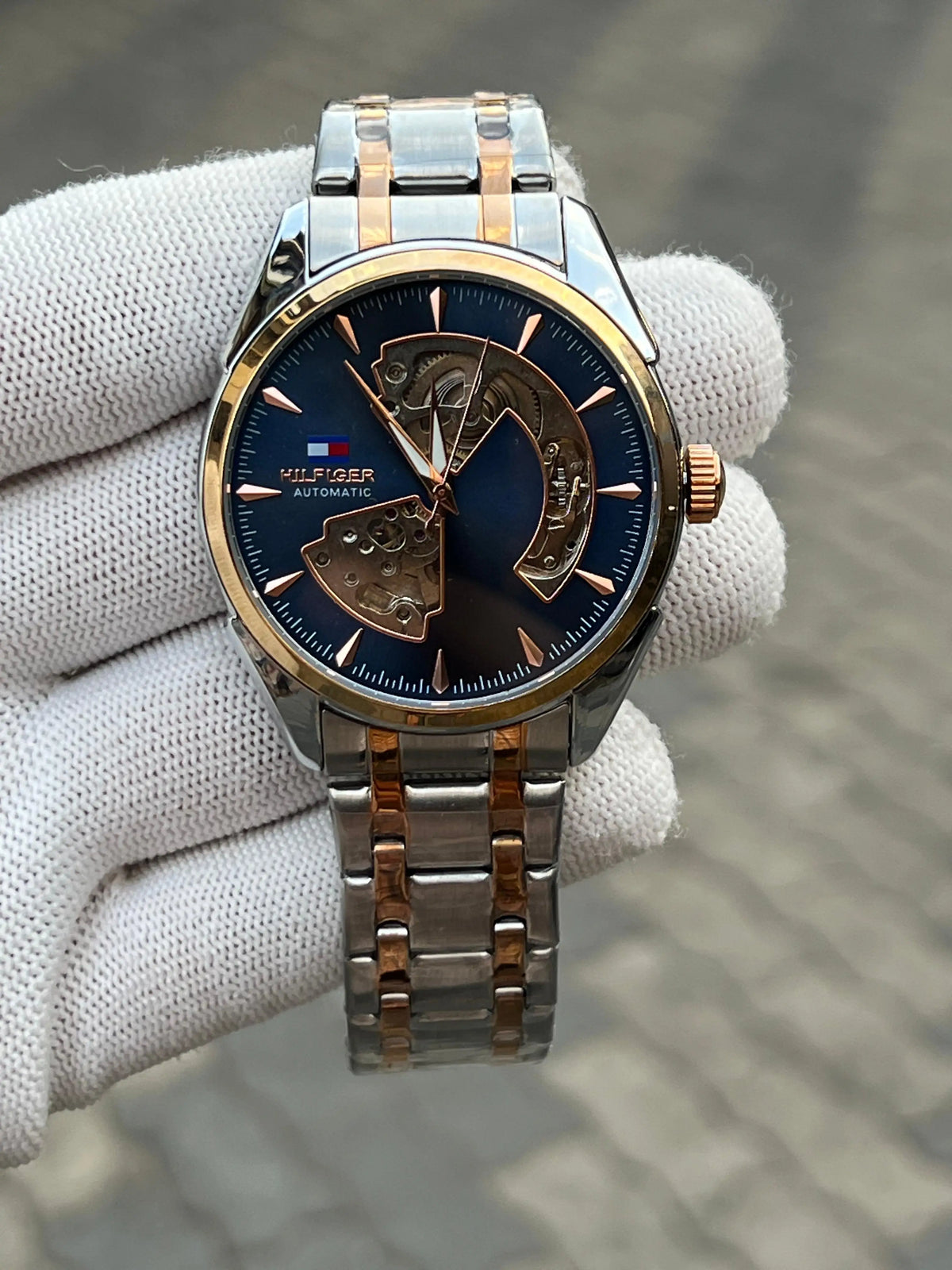 Tommy hilfiger! Automatic Two Tone Blue