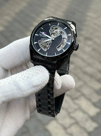 Tomm_y Hilfiger Automatic Skeleton Black