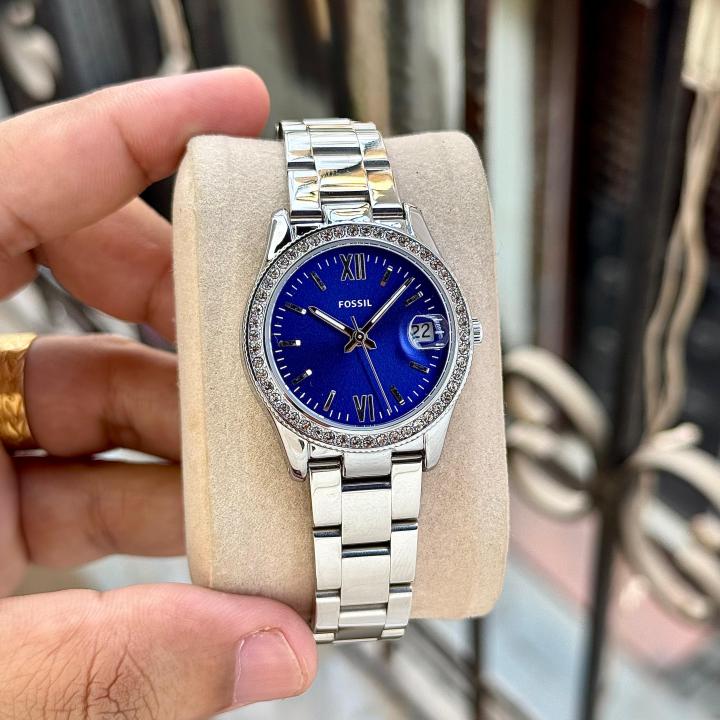 Fossi_l Scarlette Silver blue