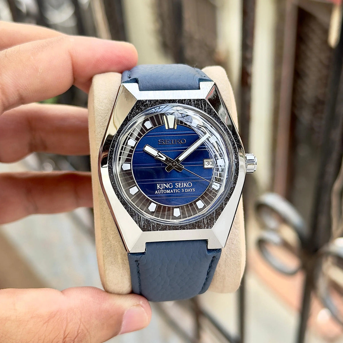 Seiko King Mens Blue