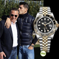 Role_x GMT Master II Zombie Black Grey Steel Yellow Gold Watch Two-tone Luxury Edition Premium Quality theroyaltime.in