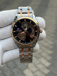 ToMmy Hilf_!ger Automatic Two Tone Black