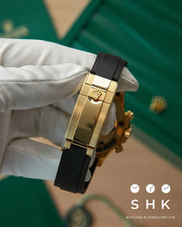Ro*ex Eye Of The Tiger RoseGold Dial Silicon Belt Edition Premium Quality Luxury Watch theroyaltime.in