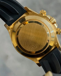 Ro*ex Eye Of The Tiger Gold Dial Silicon Belt Edition Premium Quality Luxury Watch theroyaltime.in